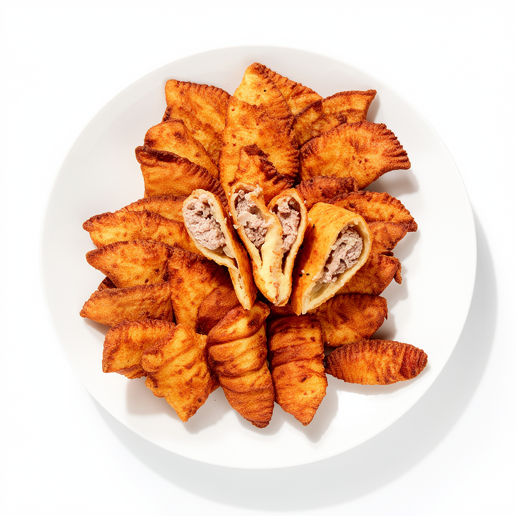 Mięciutkie czebureki z ciasta serowego