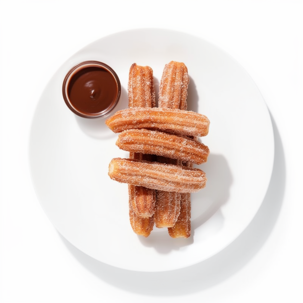 Hiszpańskie pączki Churros z kremem czekoladowym