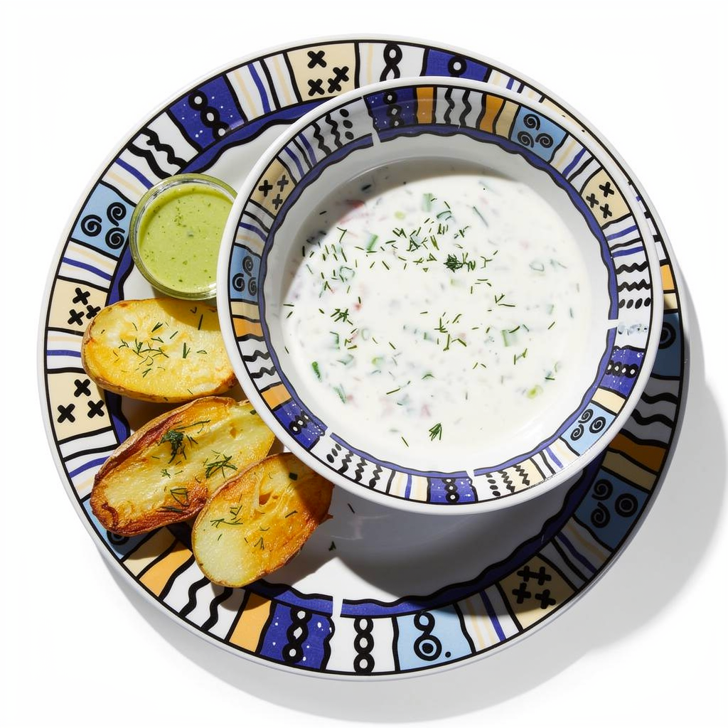 Zimna zupa kefirowa po żmudzku, czyli "Żmudzki smakołyk"