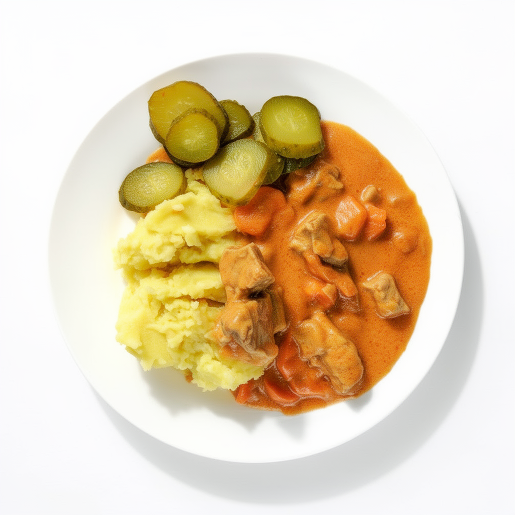 Tradycyjny gulasz wieprzowy