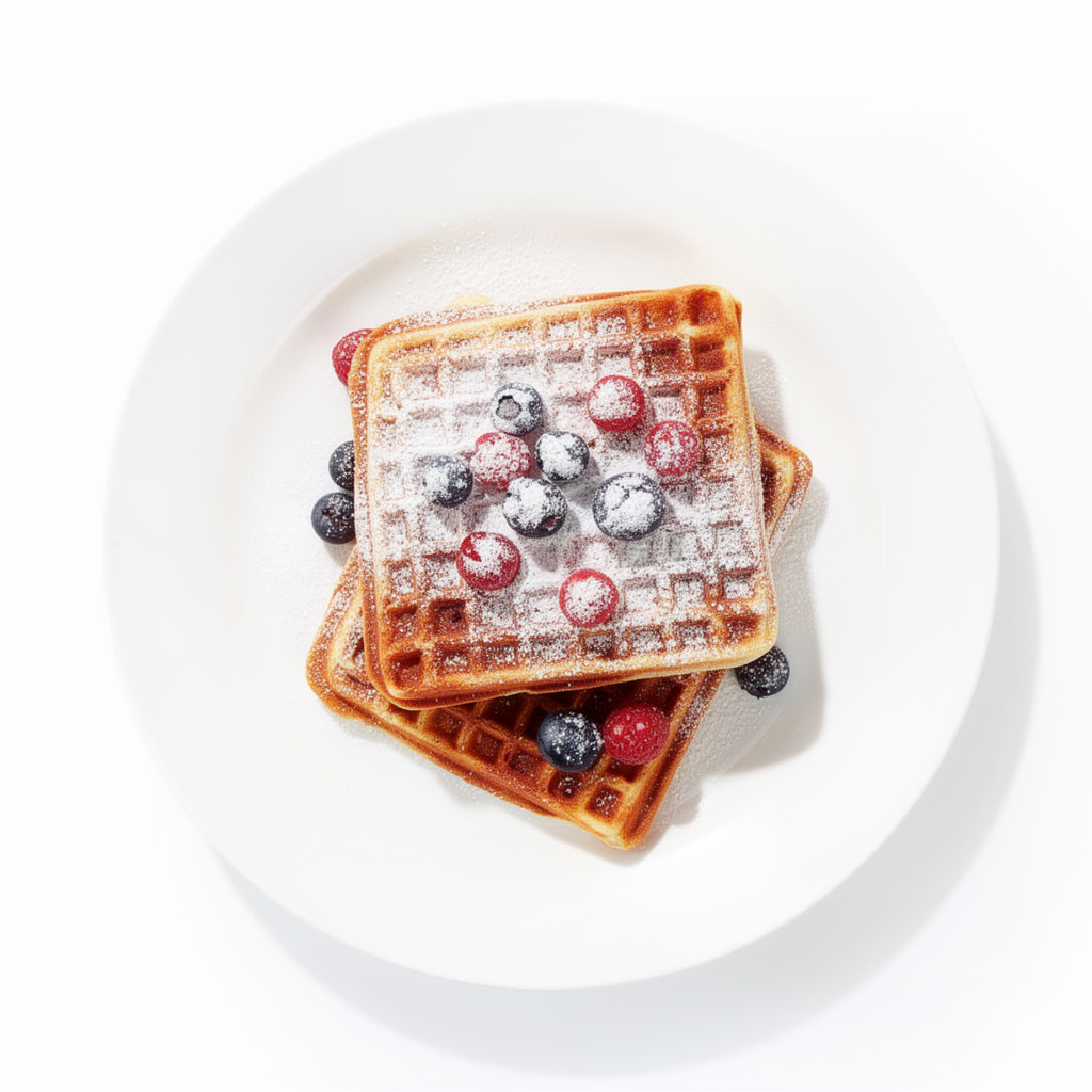 Belgijskie gofry - puszyste, mięciutkie, dosłownie rozpływające się w ustach!